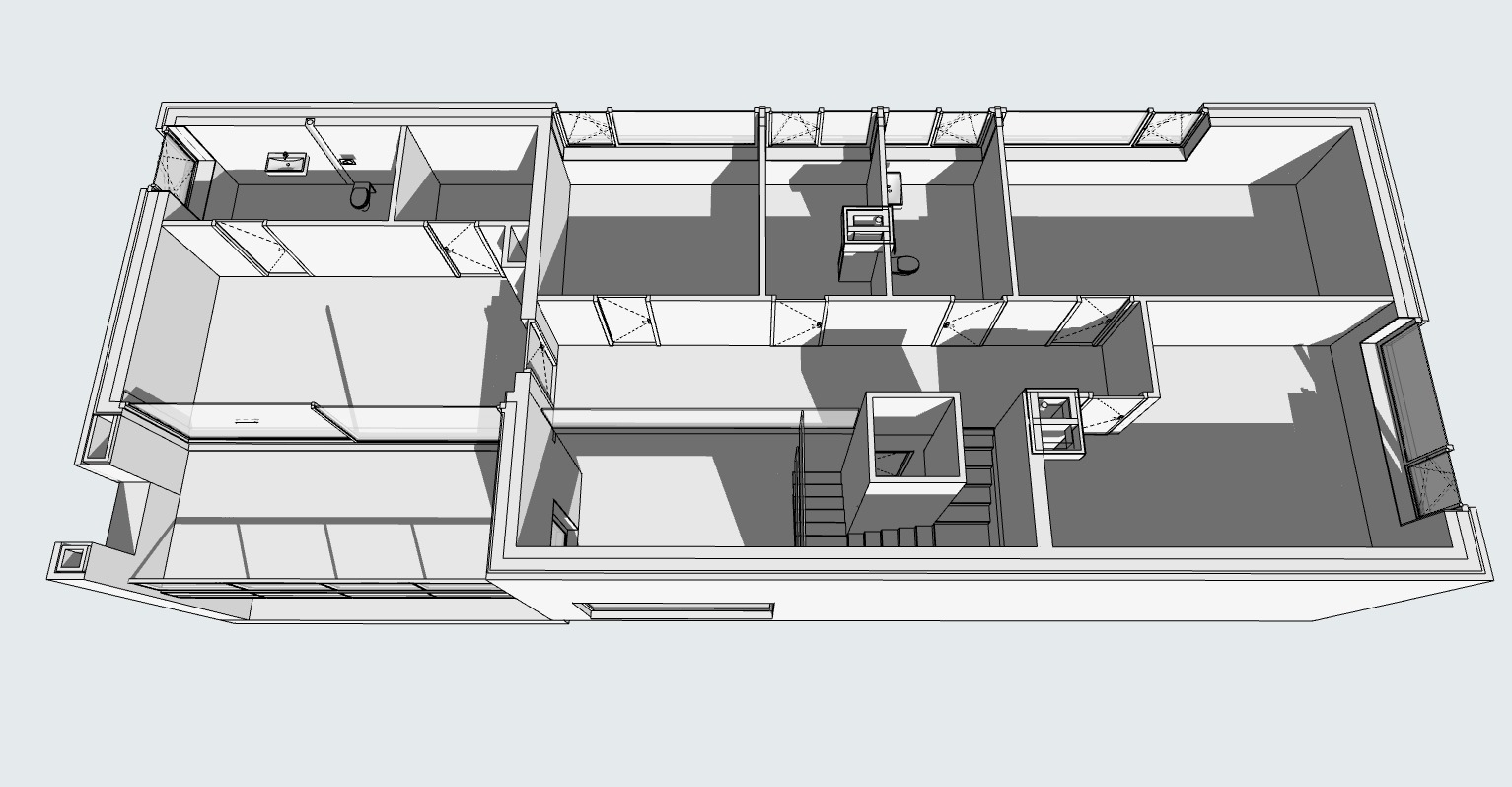 3D Modeling floor plan